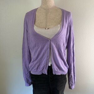 New York & Company Lilac Knitwear